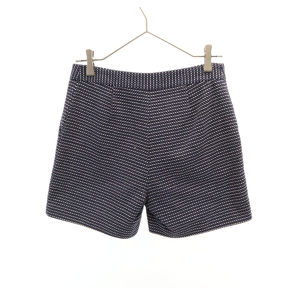 ARMANI JEANS アルマーニジーンズ 総柄 ショートパンツ 38 ネイビー レディース