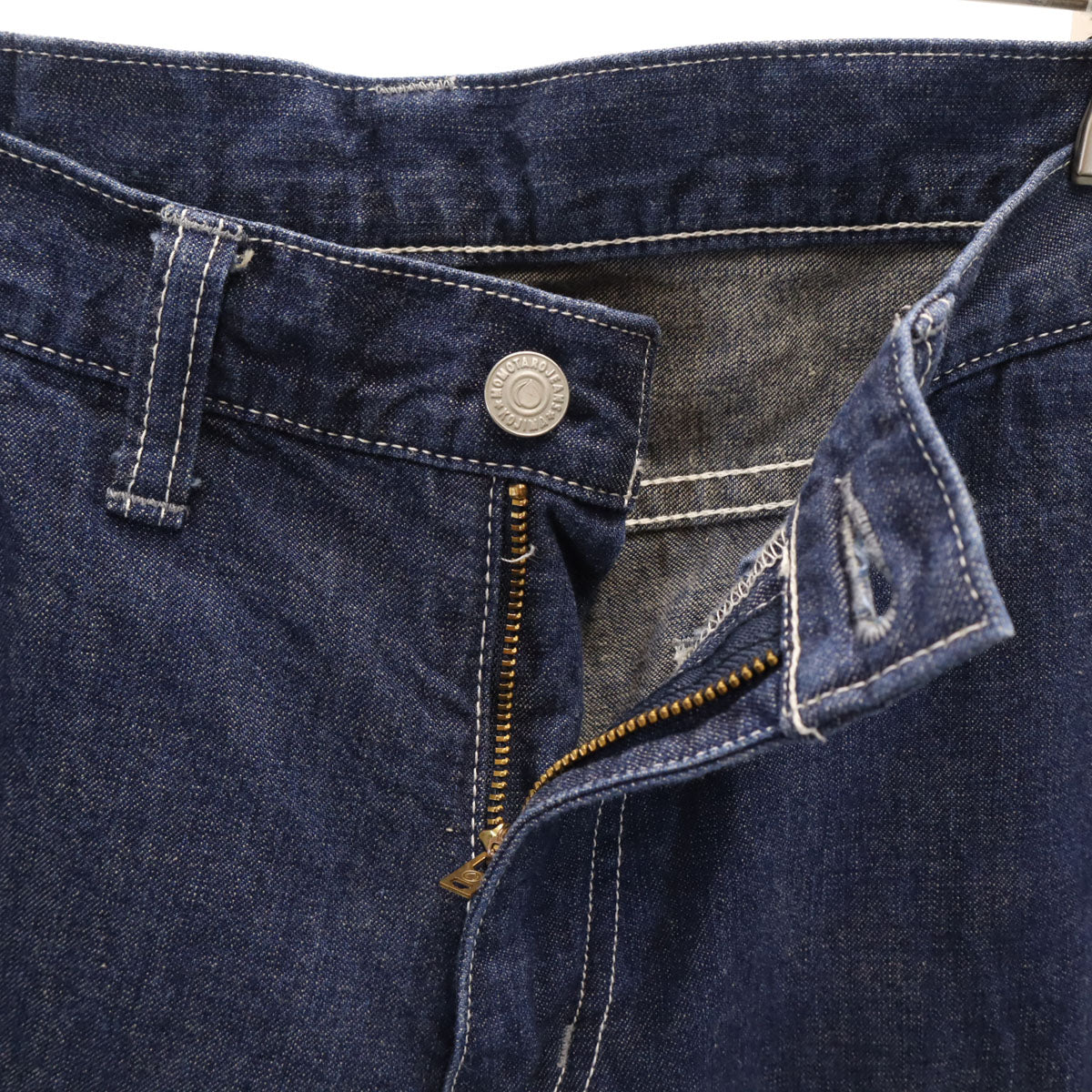 MOMOTARO JEANS 桃太郎ジーンズ 日本製 デニム ペインター ハーフパンツ W32 インディゴブルー メンズ