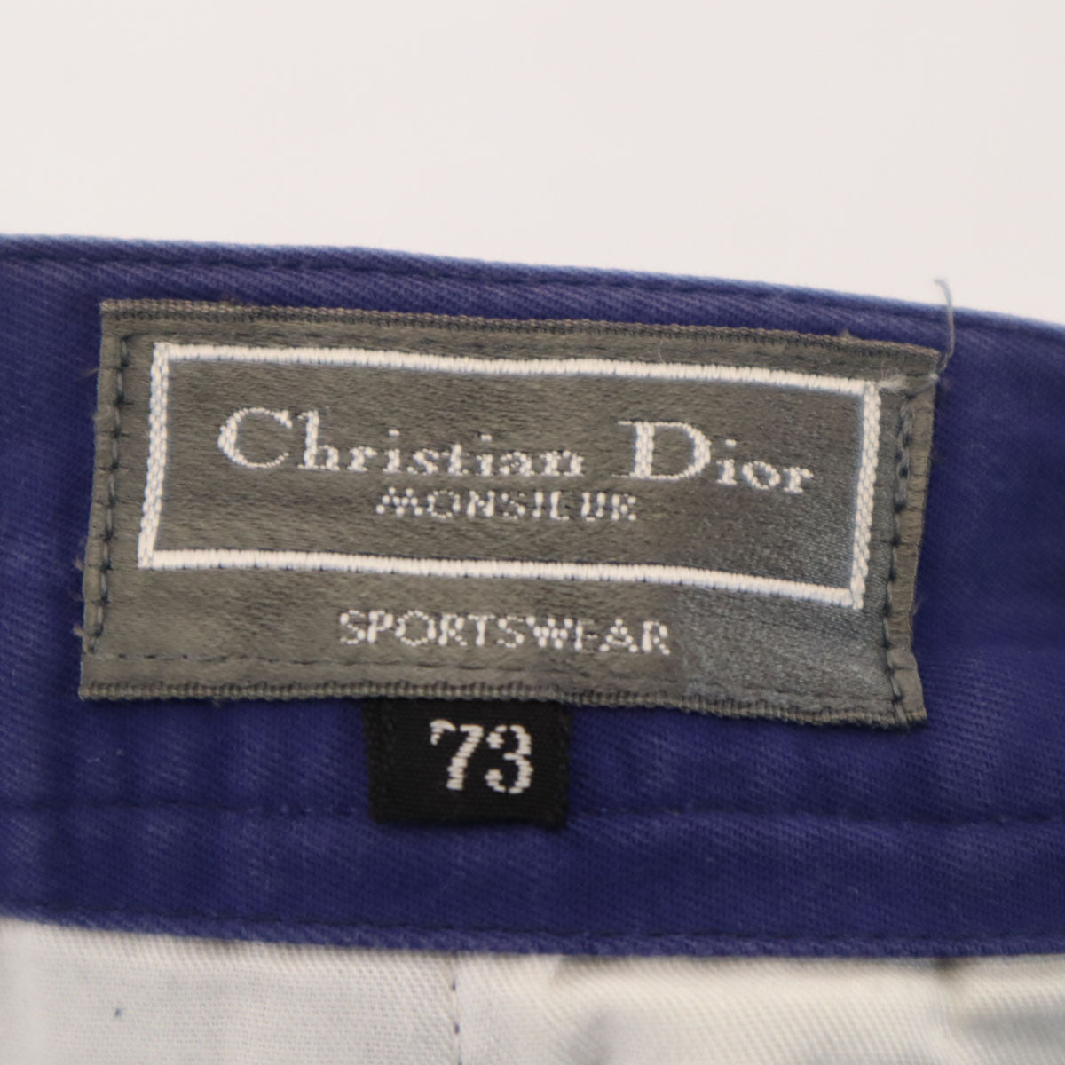Christian Dior MONSIEUR クリスチャンディオール ムッシュ 90s オールド ショートパンツ 73 紺紫 メンズ