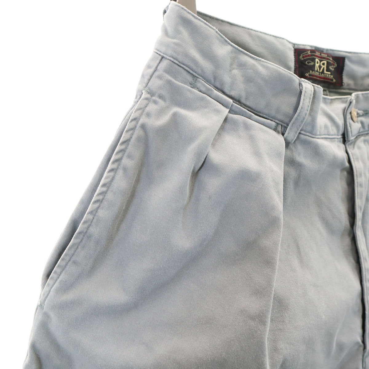 ダブルアールエル RRL 90s USA製 赤三ツ星 初期タグ オールド ショートパンツ W29 グレー系 メンズ