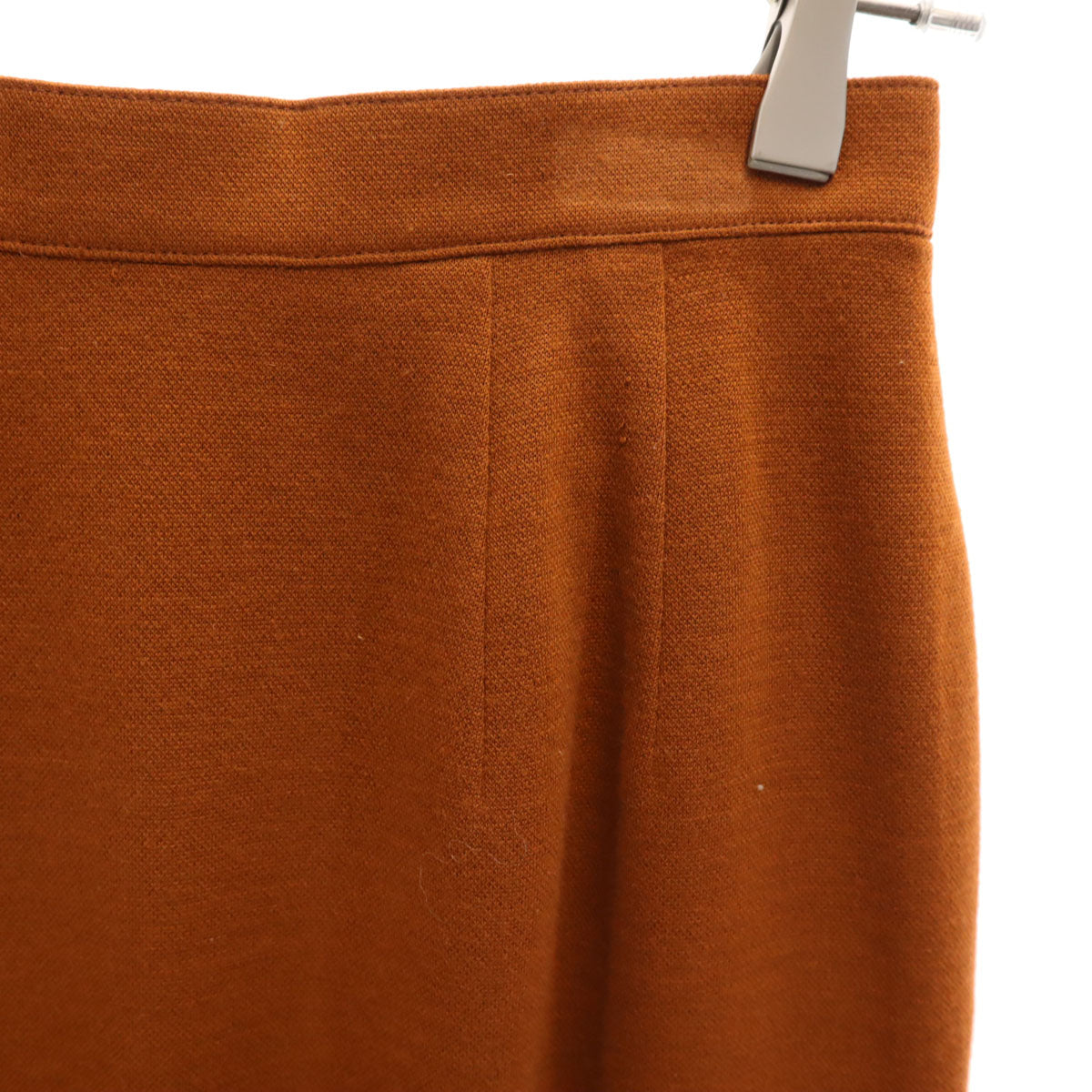 FOXEY BOUTIQUE フォクシー ブティック 日本製 ミディ丈 ラップスカート 42 オレンジブラウン レディース