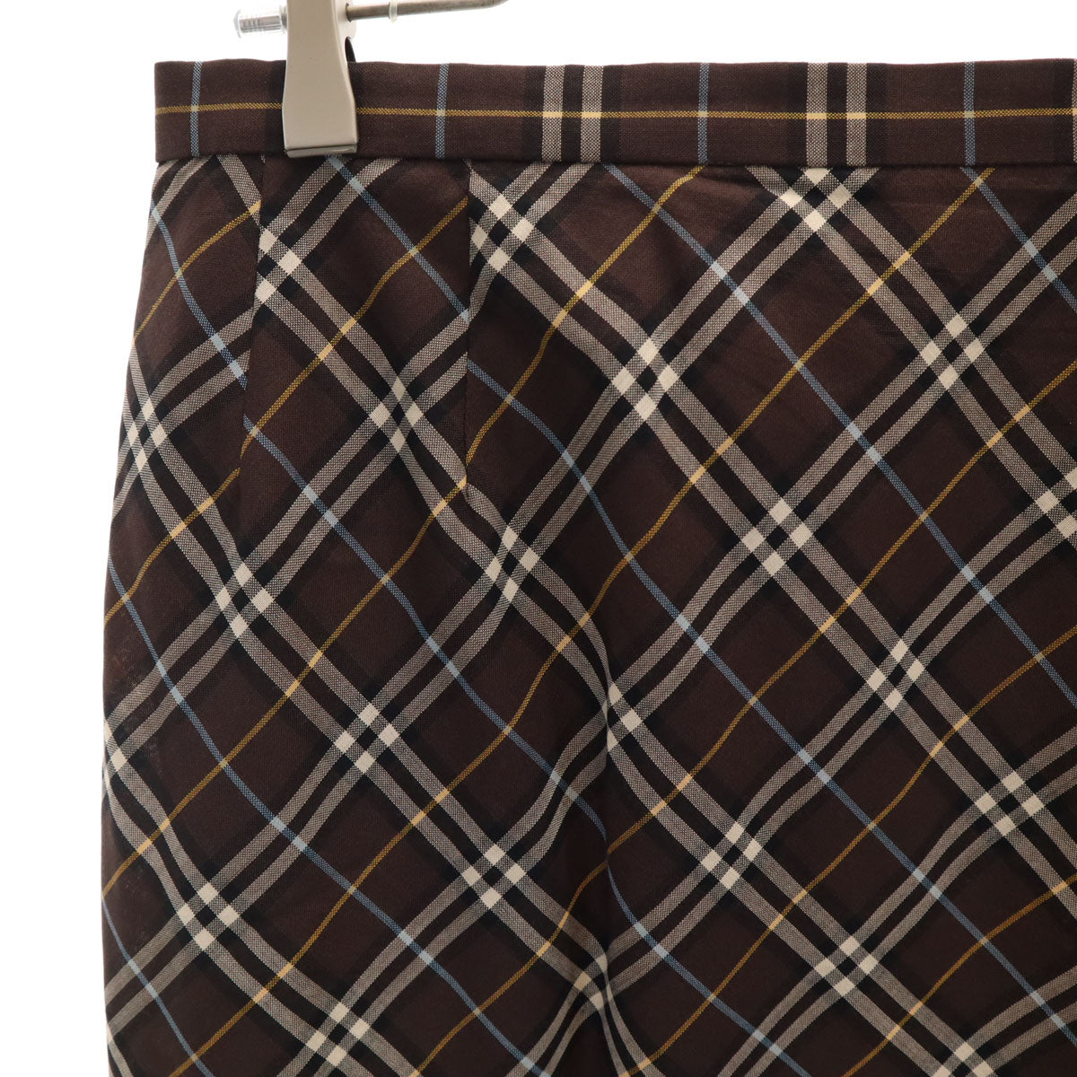BURBERRY LONDON バーバリー ロンドン チェック柄 ロングスカート 15 ブラウン 三陽商会 レディース