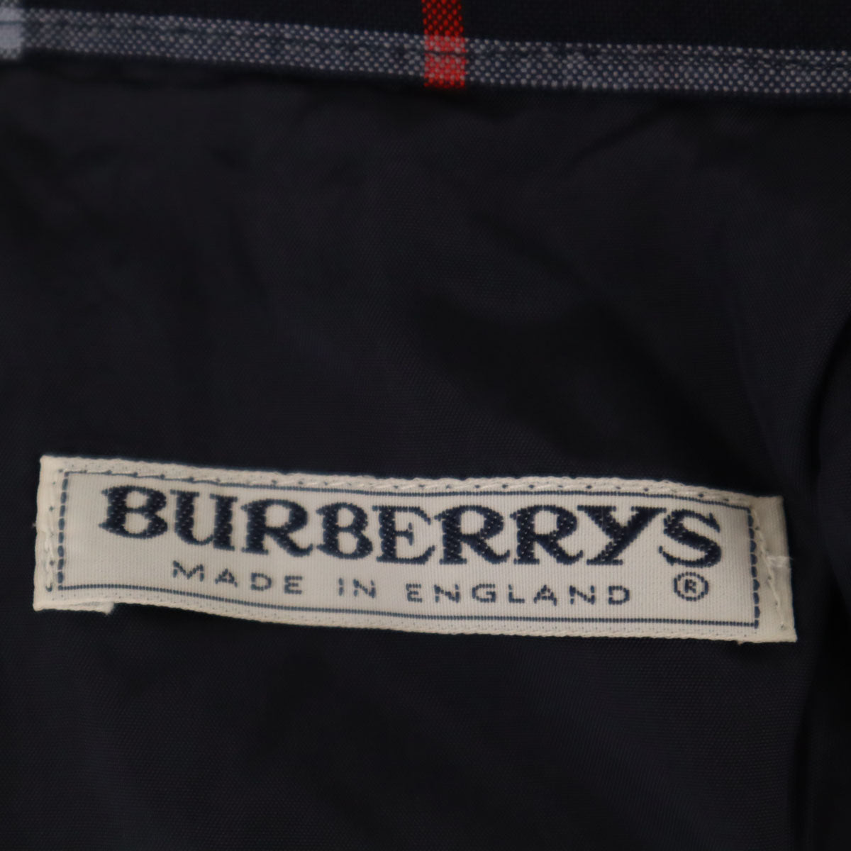 Burberrys バーバリーズ 90s 英国製 オールド チェック柄 ミモレ丈 プリーツスカート 6 ネイビー レディース