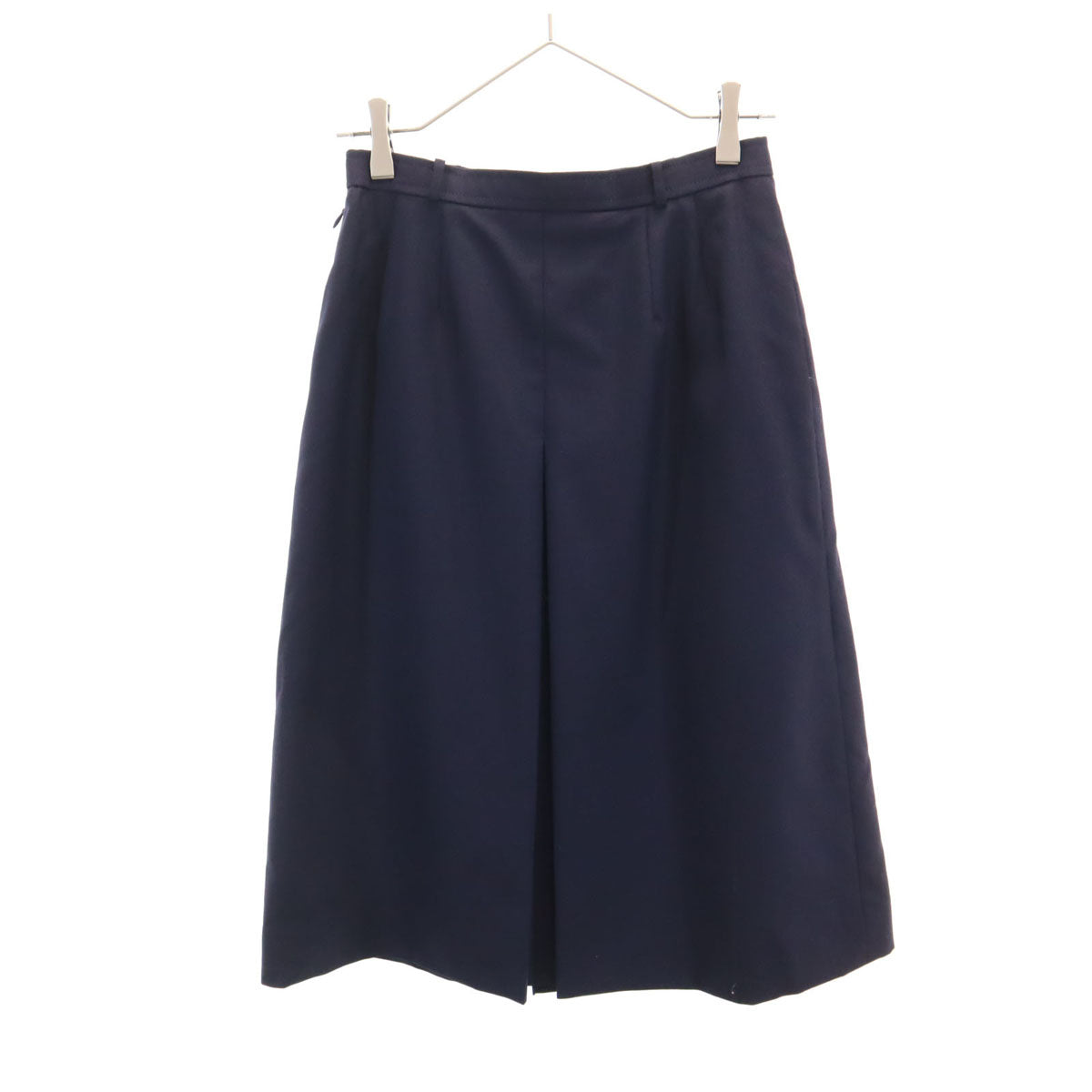 Burberrys バーバリーズ 90s ミモレ丈 プリーツスカート 11AB2 ネイビー レディース