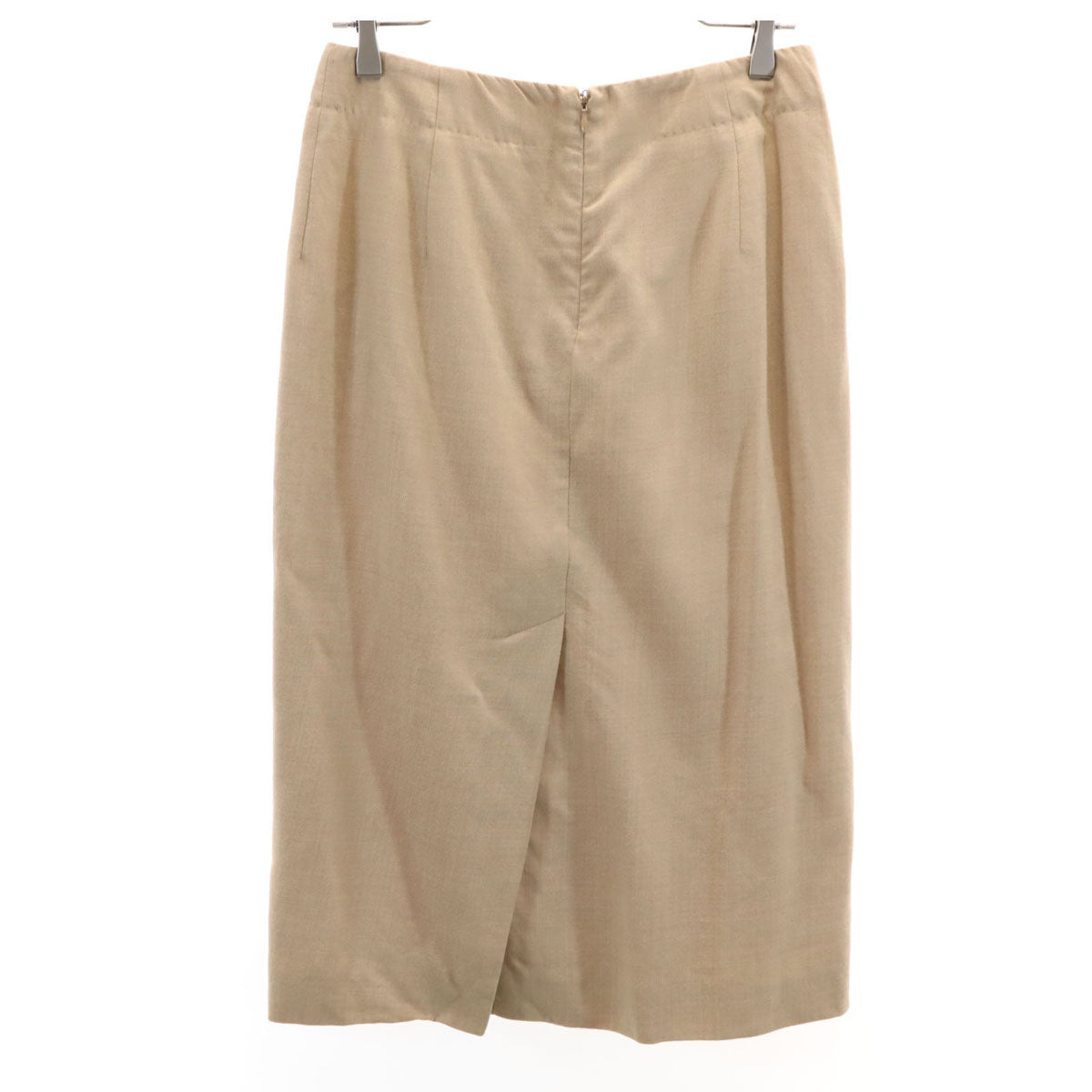 MAX MARA マックスマーラ イタリア製 ミモレ丈 タイトスカート 42 ベージュ レディース
