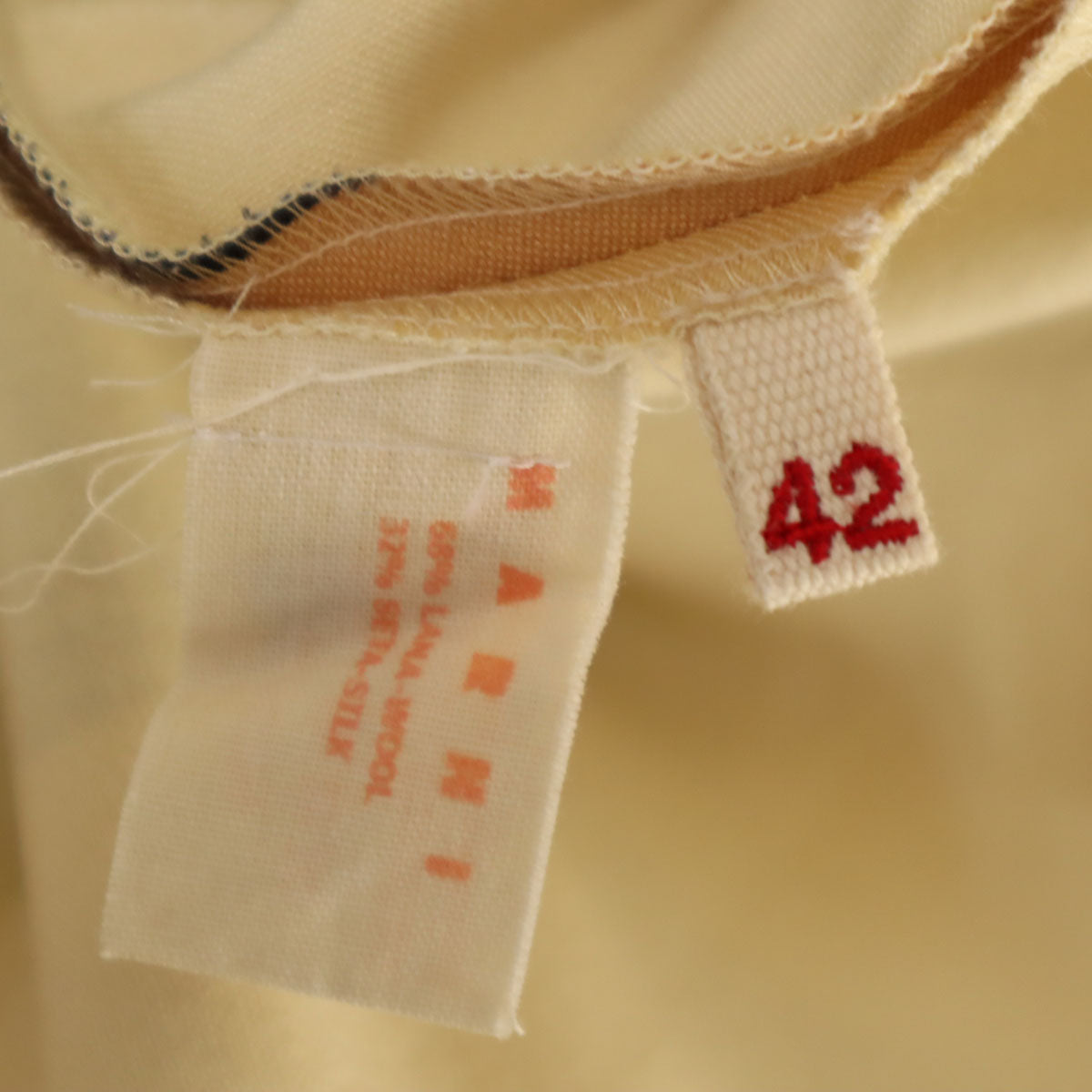 MARNI マルニ イタリア製 総柄 ミモレ丈スカート 42 ベージュ レディース