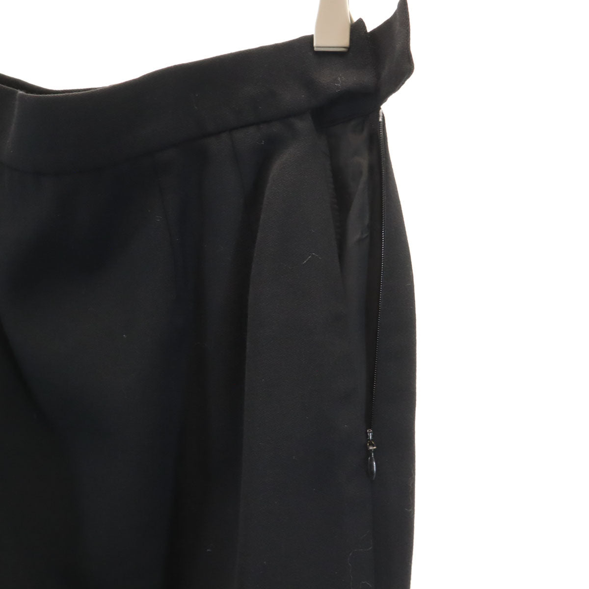 GIVENCHY ジバンシィ 90s フランス製 オールド ミディ丈 タイトスカート 36 ブラック レディース
