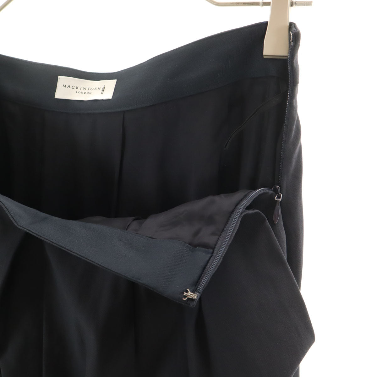 MACKINTOSH LONDON マッキントッシュロンドン ロングスカート 44 ネイビー 三陽商会 レディース