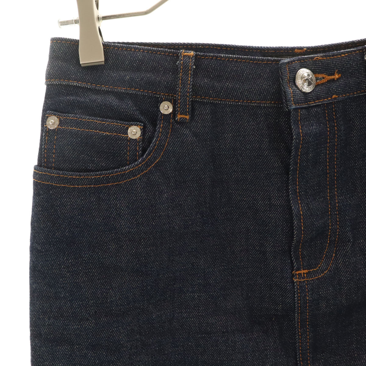 A.P.C. アーペーセー ミニ丈 デニムスカート 34 ブルー レディース