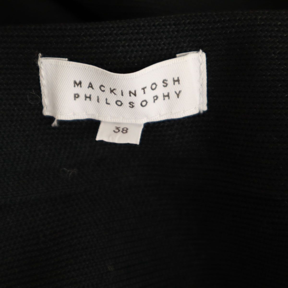 MACKINTOSH PHILOSOPHY マッキントッシュフィロソフィー ミディ丈 フレアスカート 38 ブラック 三陽商会 レディース