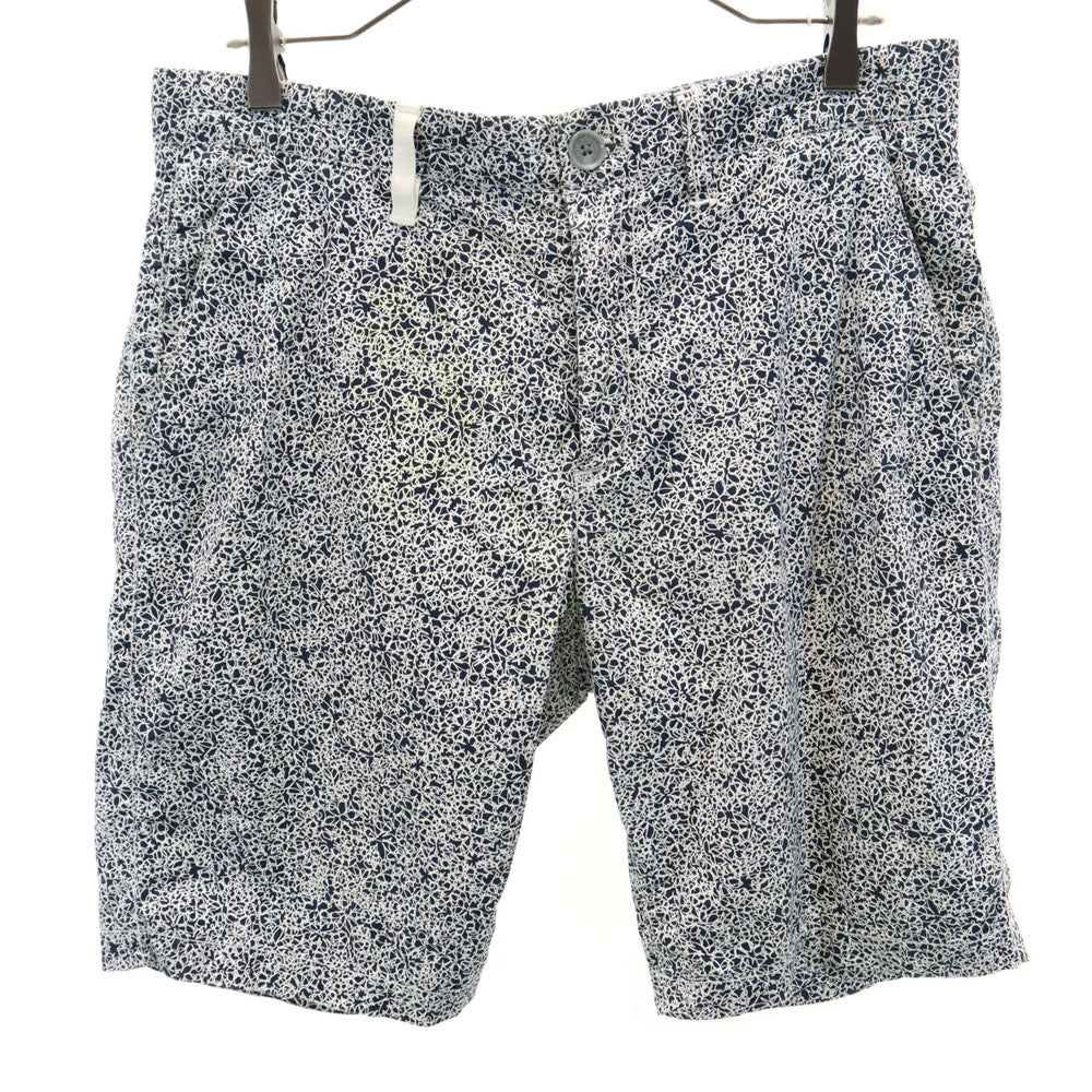 アルマーニエクスチェンジ 総柄 ショートパンツ w32 ネイビー系 ARMANI EXCHANGE メンズ