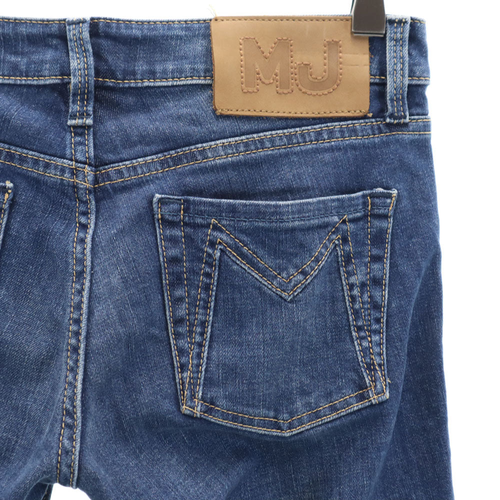 MARC BY MARC JACOBS マークバイマークジェイコブス 膝丈 デニムショートパンツ W25 フリンジ カットオフ レディース