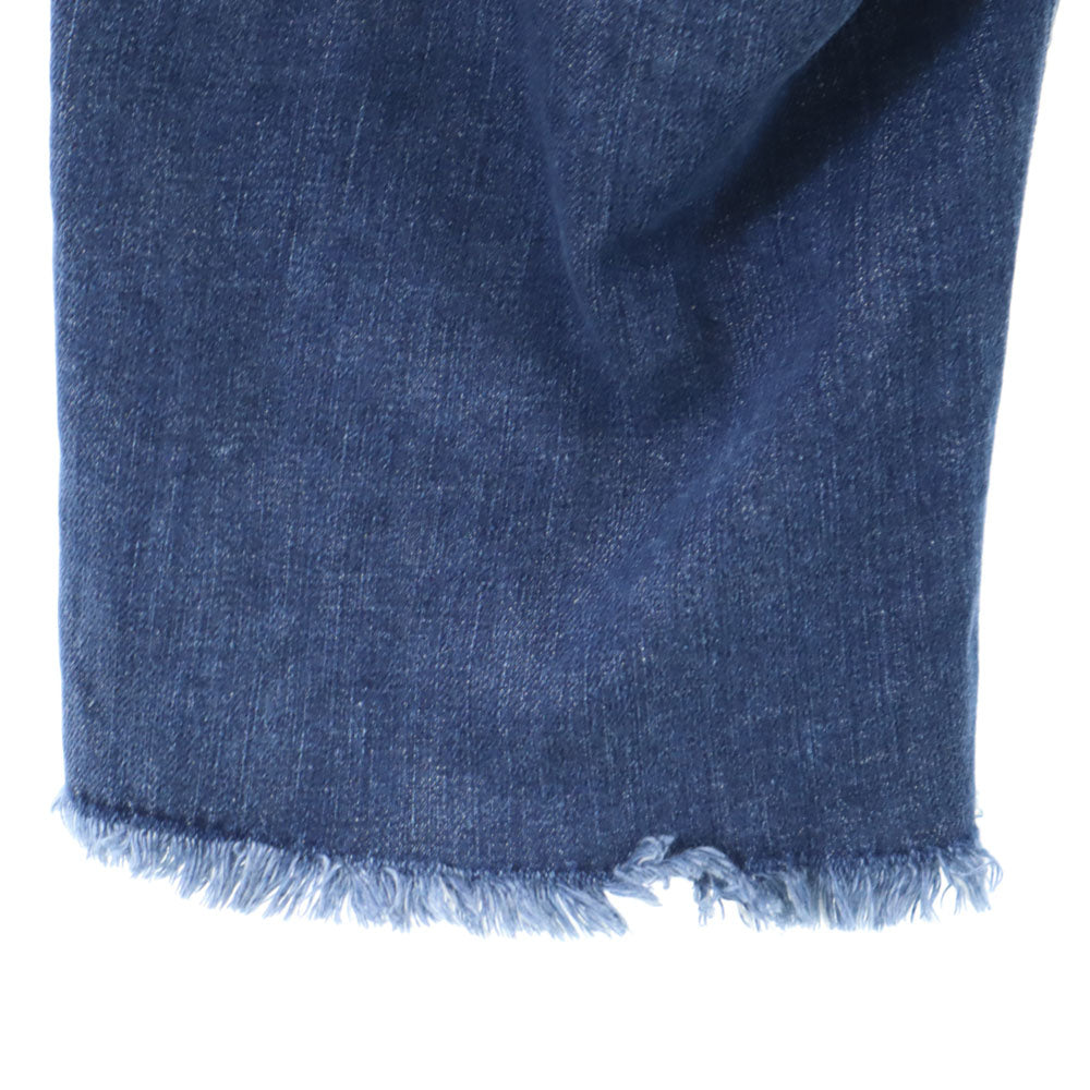 MARC BY MARC JACOBS マークバイマークジェイコブス 膝丈 デニムショートパンツ W25 フリンジ カットオフ レディース