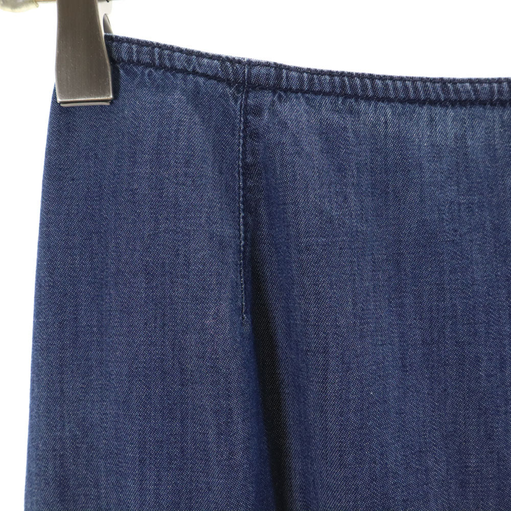 未使用 プラダ イタリア製 ミニ丈 フリル スカート 38 ネイビー PRADA タグ付き レディース