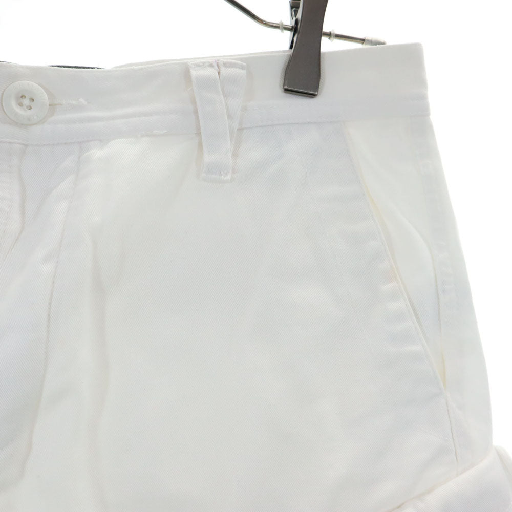 ARMANI EXCHANGE アルマーニエクスチェンジ カットオフ カーゴショートパンツ w30 ホワイト ボタンフライ メンズ