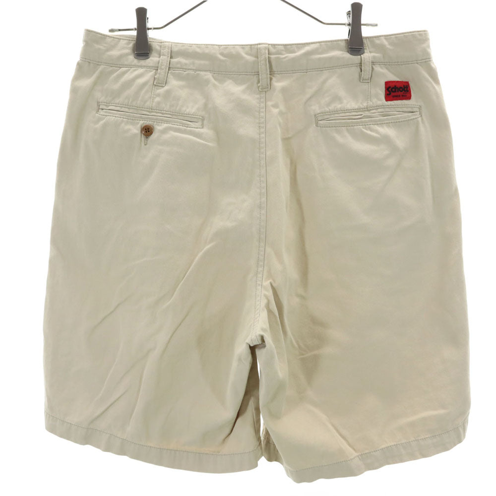 schott ショット チノショートパンツ w34 ベージュ メンズ