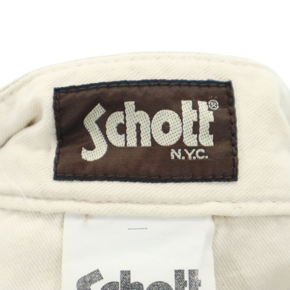 schott ショット チノショートパンツ w34 ベージュ メンズ