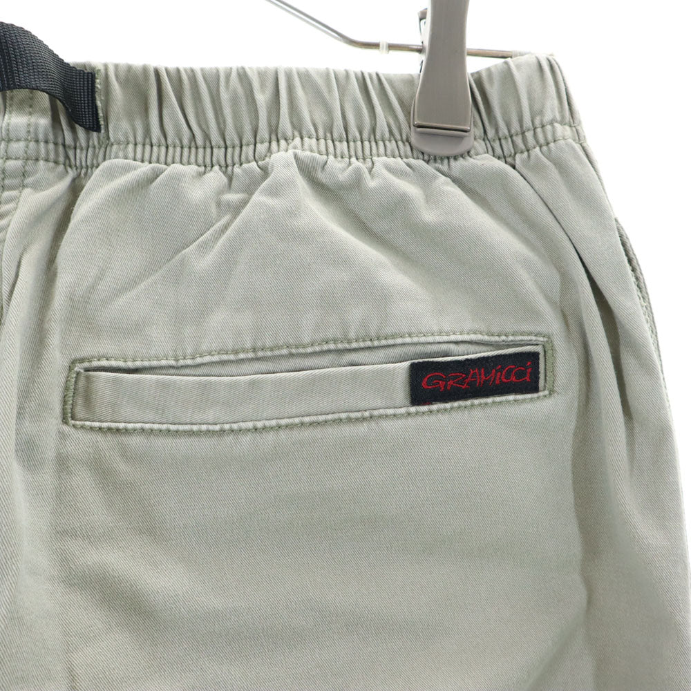 グラミチ クロップド クライミングショートパンツ S カーキ系 Gramicci ウエストゴム メンズ