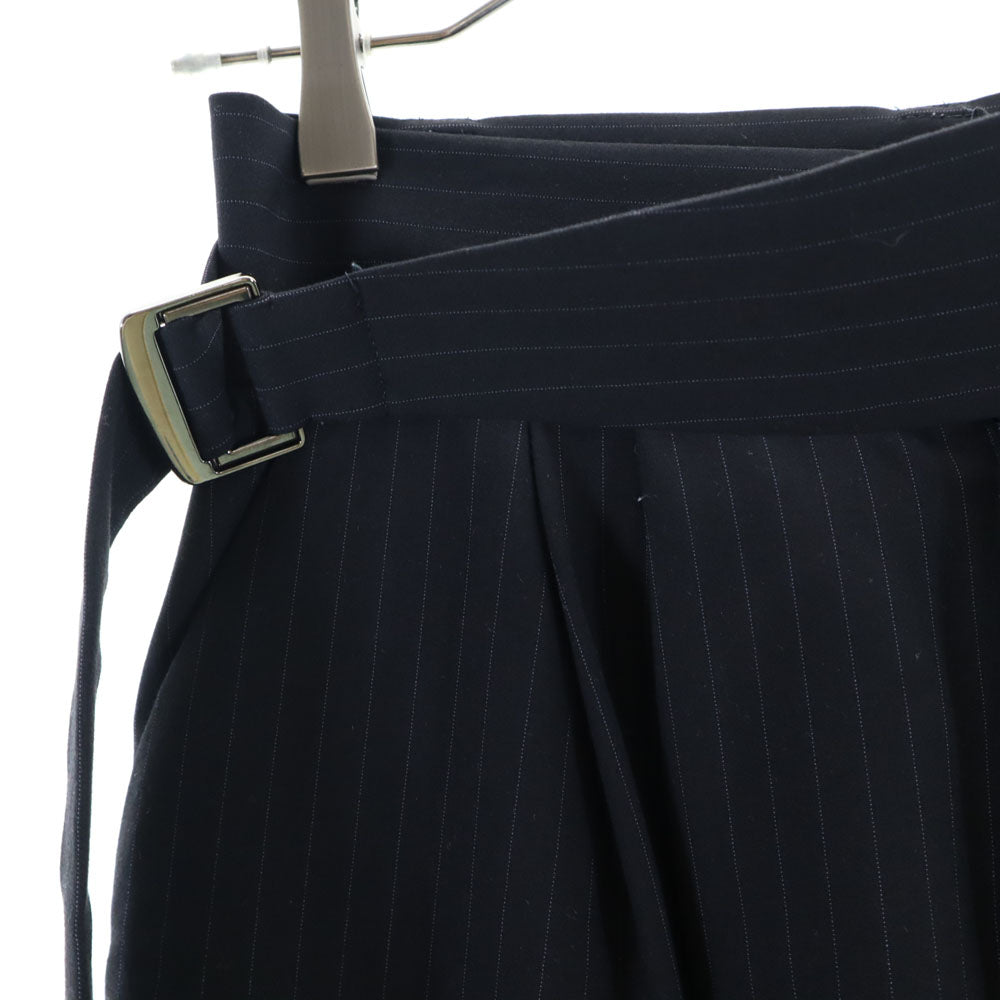 メゾンスペシャル ストライプ柄 ハーフ パンツ F ネイビー MAISON SPECIAL レディース