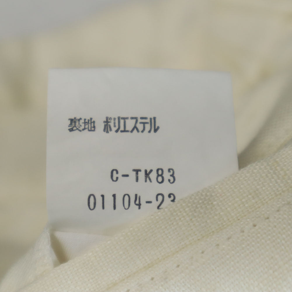 Burberrys バーバリーズ 90s リネン100% オールド ショートパンツ M アイボリー レディース