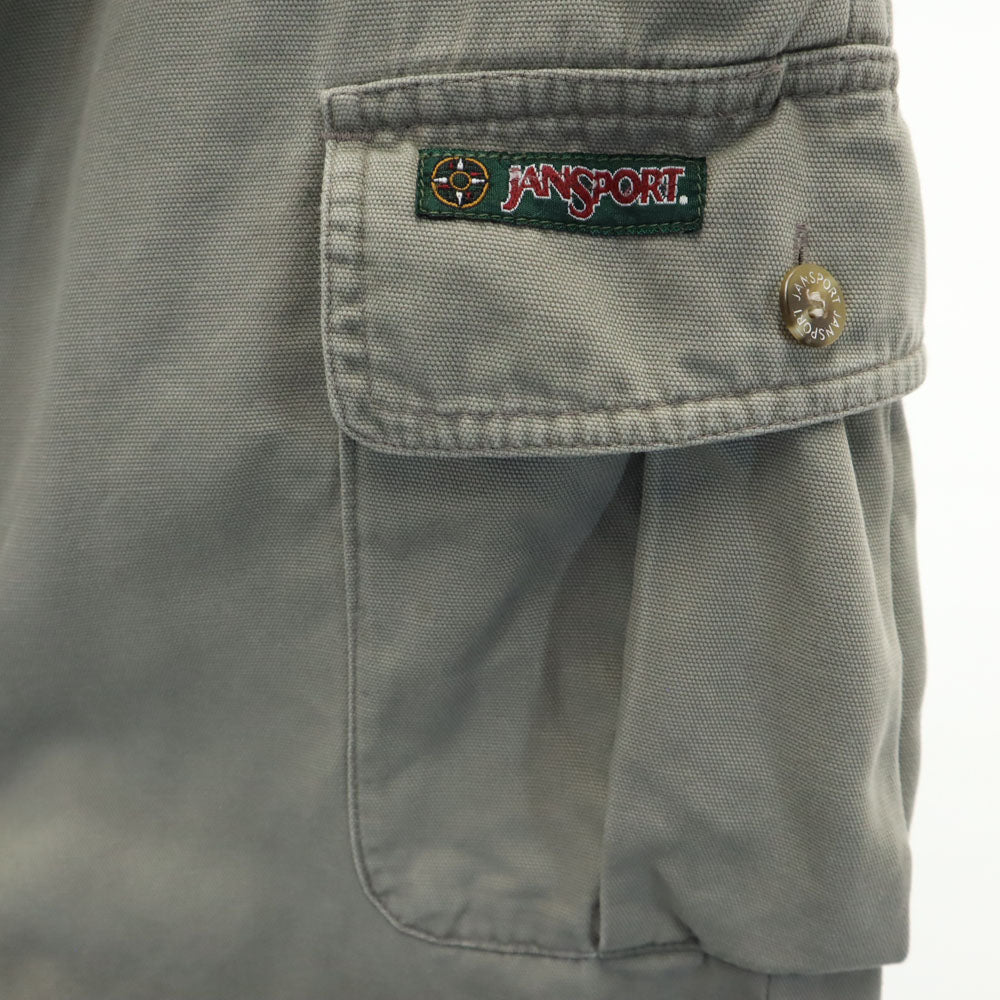 JANSPORTS ジャンスポーツ 90s オールド カーゴショートパンツ M カーキグレー系 メンズ