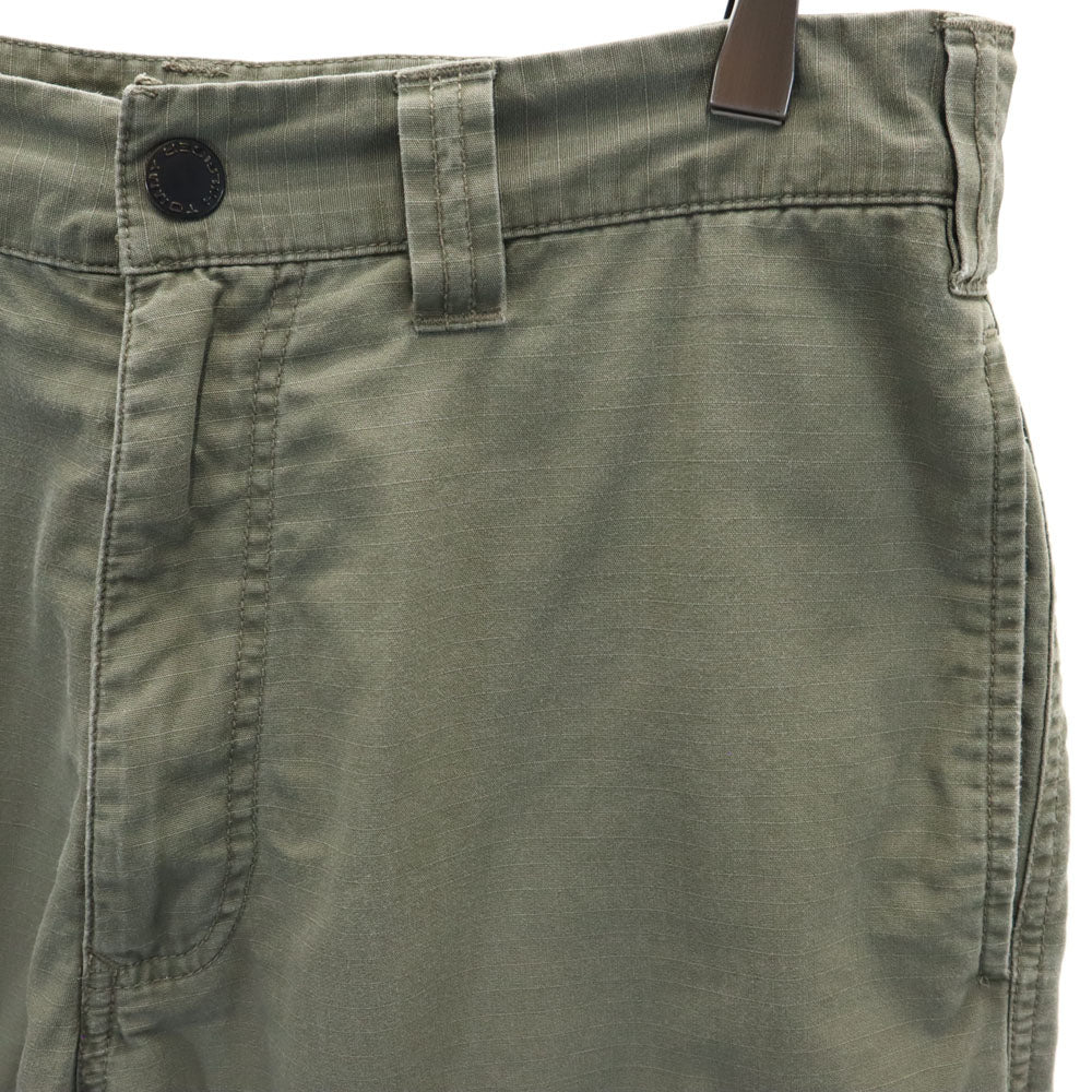TOMMY HILFIGER トミーヒルフィガー カーゴショートパンツ W30 カーキ リップストップ メンズ
