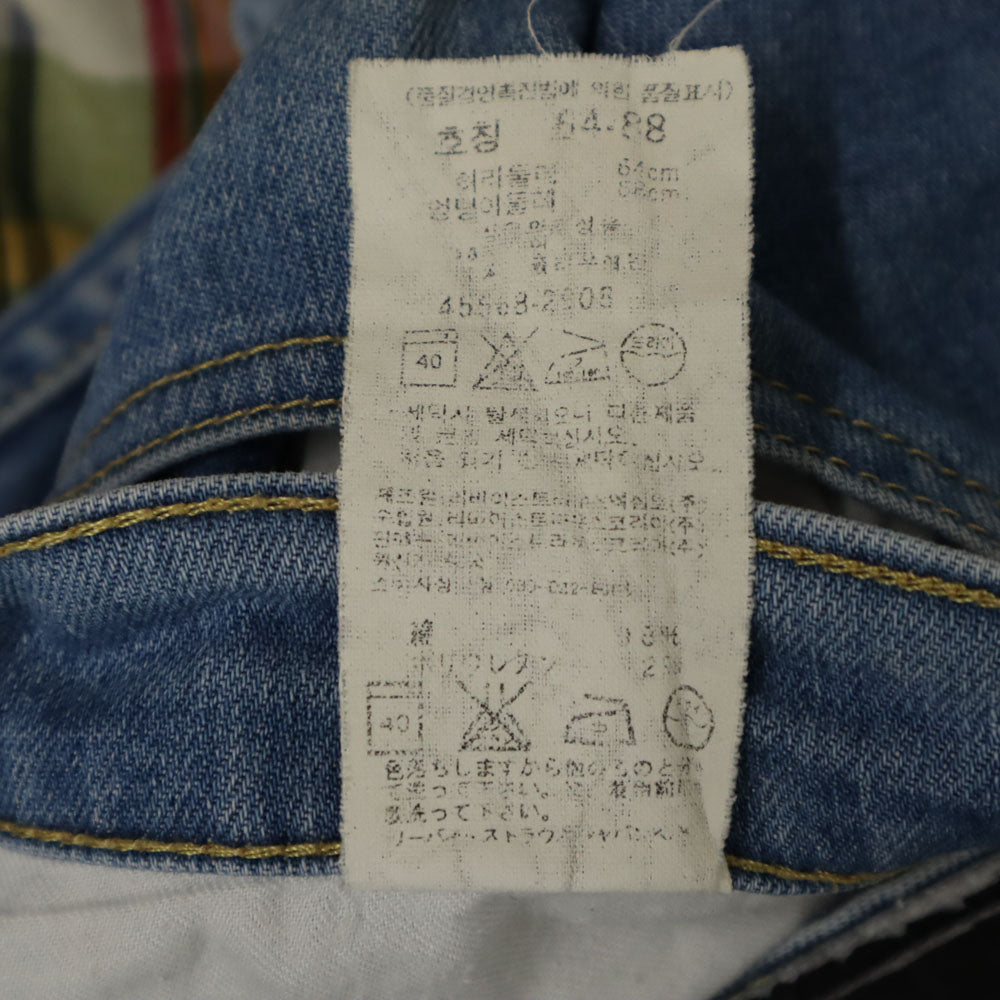 Levi's リーバイス 90s シルバータブ デニムショートパンツ 64-88 ウォッシュブルー SILVER TAB ハーフ レディース