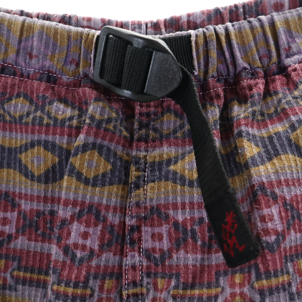 グラミチ 総柄 アウトドアショートパンツ ベージュ Gramicci クライミング メンズ