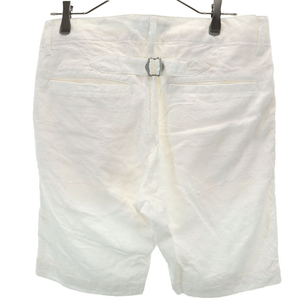 BAL バル 日本製 ペイズリー柄 ショートパンツ M アイボリー系 シンチバック メンズ