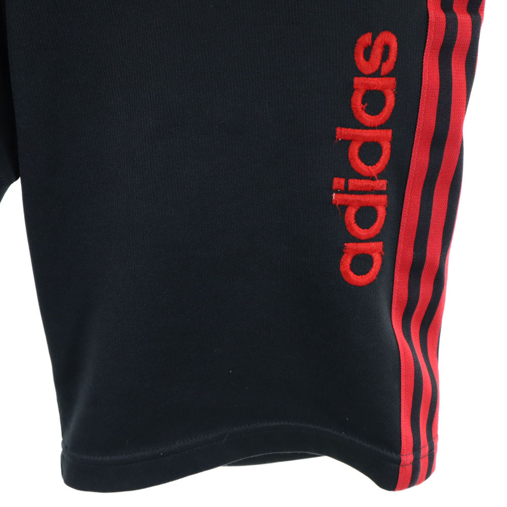 アディダス 80s 90s デサント製 オールド ジャージショートパンツ M-L ブラック adidas ハーフ メンズ