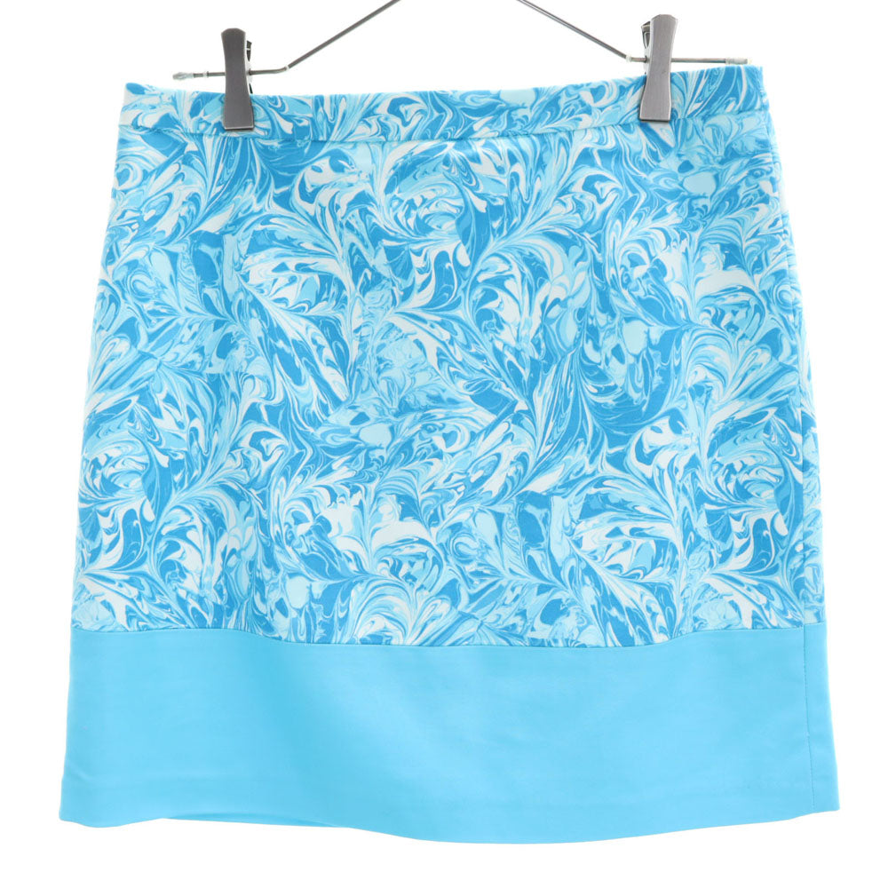 マイケルマイケルコース 柄 切替 ミニ丈 スカート 2 ブルー系 MICHAEL MICHAEL KORS レディース