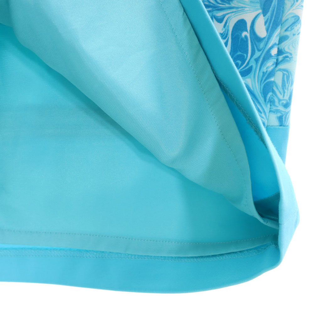 マイケルマイケルコース 柄 切替 ミニ丈 スカート 2 ブルー系 MICHAEL MICHAEL KORS レディース