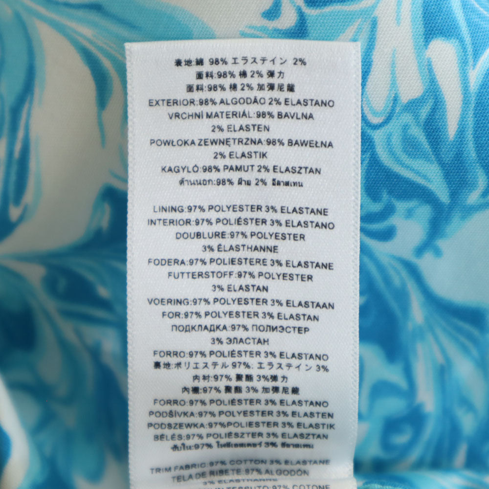 マイケルマイケルコース 柄 切替 ミニ丈 スカート 2 ブルー系 MICHAEL MICHAEL KORS レディース