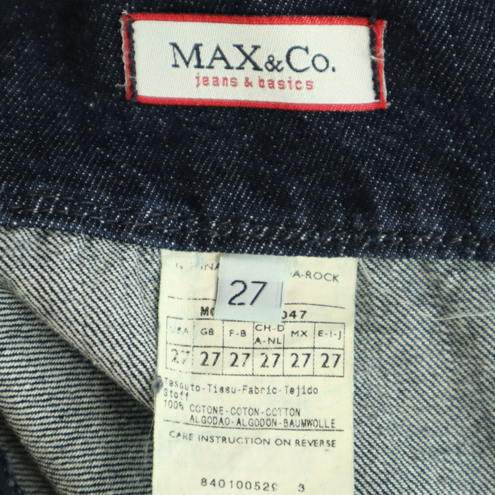 MAX&CO マックスアンドコー ミディ丈 デニムスカート 27 レディース