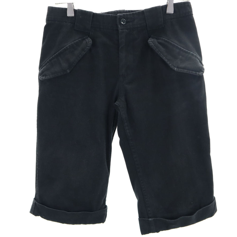 COMME des GARCONS コムデギャルソン 00s 2002年 日本製 デニムショートパンツ S ブラック メンズ
