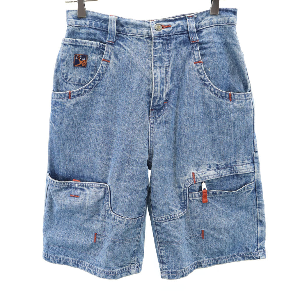 JOE BOXER ジョーボクサー デニム ハーフパンツ 14 ウォッシュブルー系 レディース