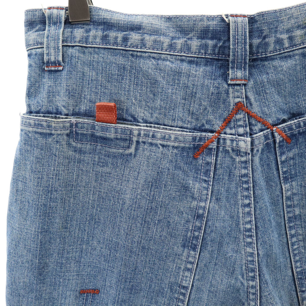 JOE BOXER ジョーボクサー デニム ハーフパンツ 14 ウォッシュブルー系 レディース