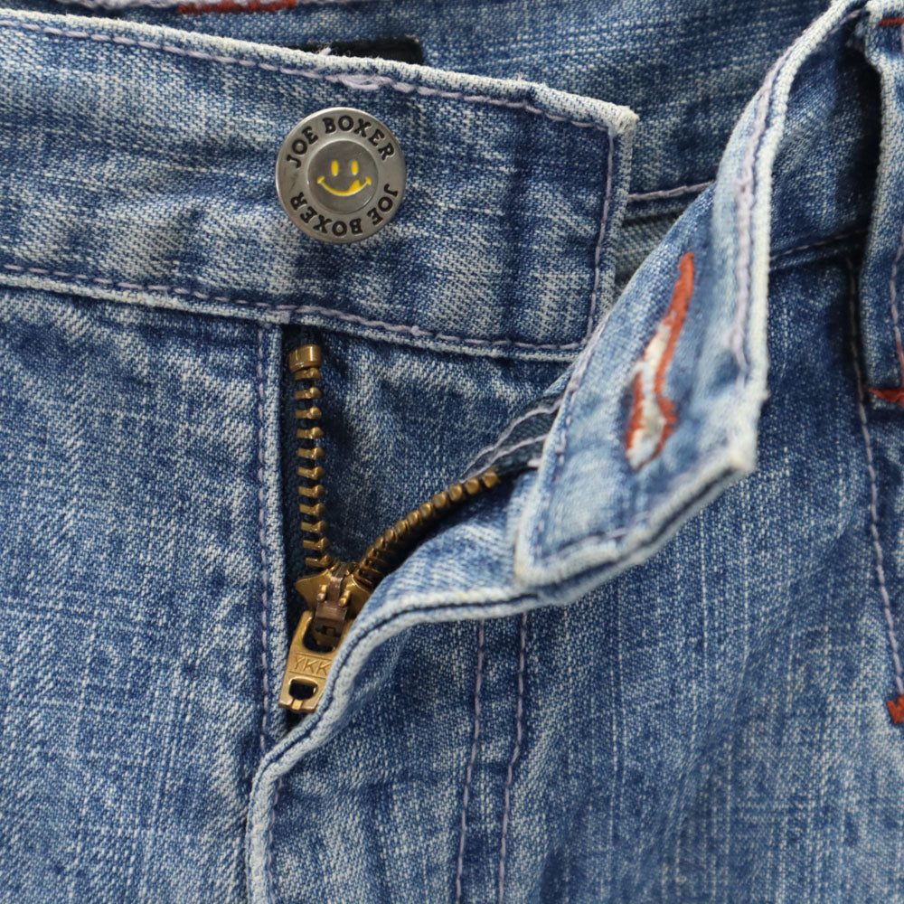 JOE BOXER ジョーボクサー デニム ハーフパンツ 14 ウォッシュブルー系 レディース