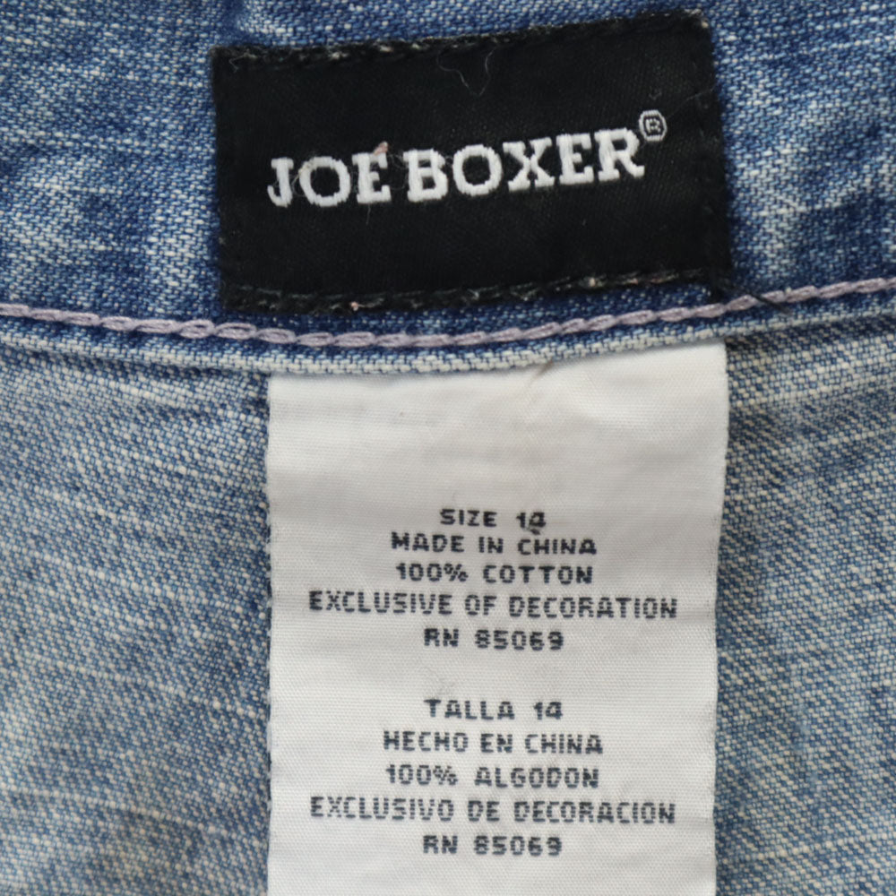 JOE BOXER ジョーボクサー デニム ハーフパンツ 14 ウォッシュブルー系 レディース