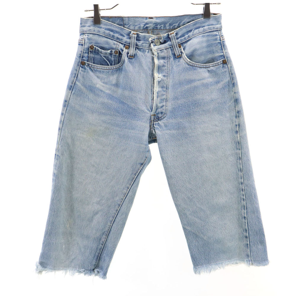 Levi's リーバイス 80s ボタン裏6 66後期 デニム ハーフパンツ W30 ブルー メンズ