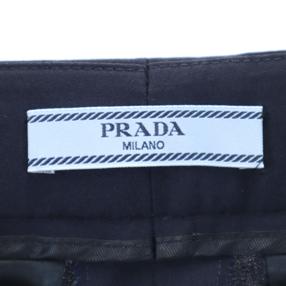 PRADA プラダ イタリア製 クロップドパンツ 36S 濃紺 メンズ