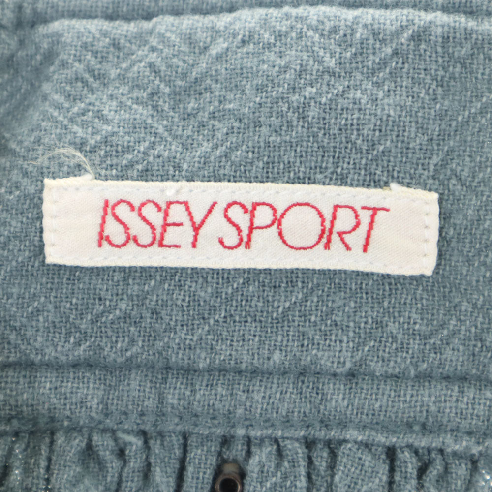 ISSEY MIYAKE イッセイミヤケ 90s 日本製 オールド ミモレ丈 タック フレアスカート 9 グレー系 レディース