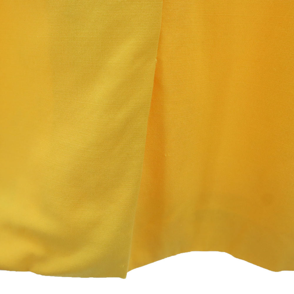 YVES SAINT LAURENT イヴサンローラン 90s オールド ミモレ丈 タイトスカート 36 イエロー レディース