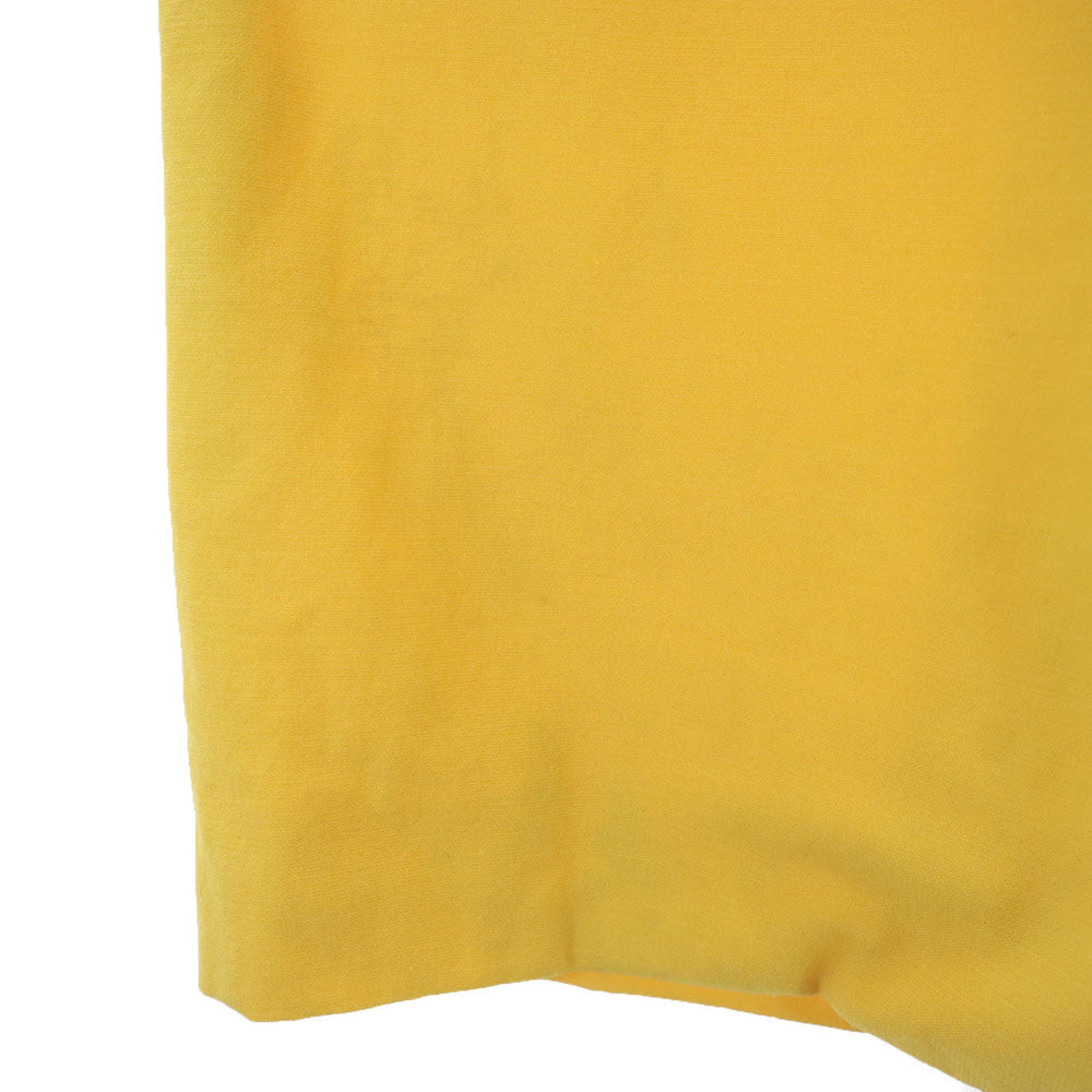 YVES SAINT LAURENT イヴサンローラン 90s オールド ミモレ丈 タイトスカート 36 イエロー レディース