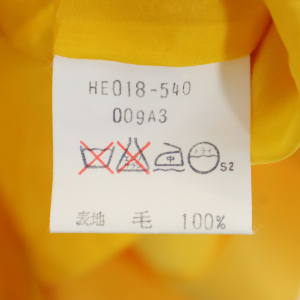 YVES SAINT LAURENT イヴサンローラン 90s オールド ミモレ丈 タイトスカート 36 イエロー レディース