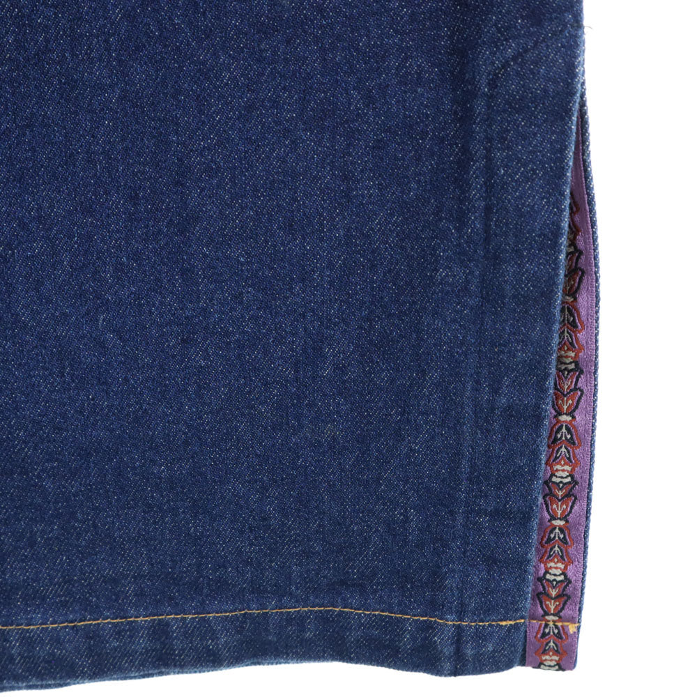 ミッシェルクラン ミディ丈 タイト デニムスカート 38 インディゴブルー MICHEL KLEIN レディース