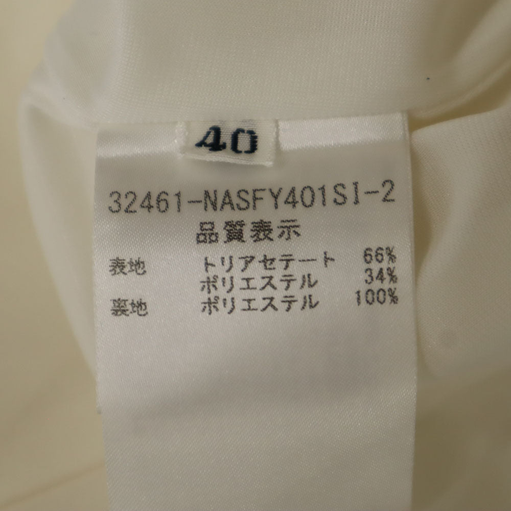 フォクシーニューヨーク 日本製 ミニスカート 40 アイボリー系 FOXEY NEW YORK レディース