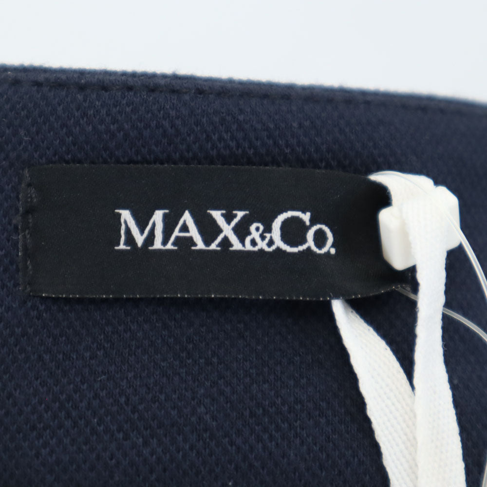 MAX&CO マックスアンドコー ブルガリア製 ミモレ丈 タイトスカート 48 ネイビー レディース