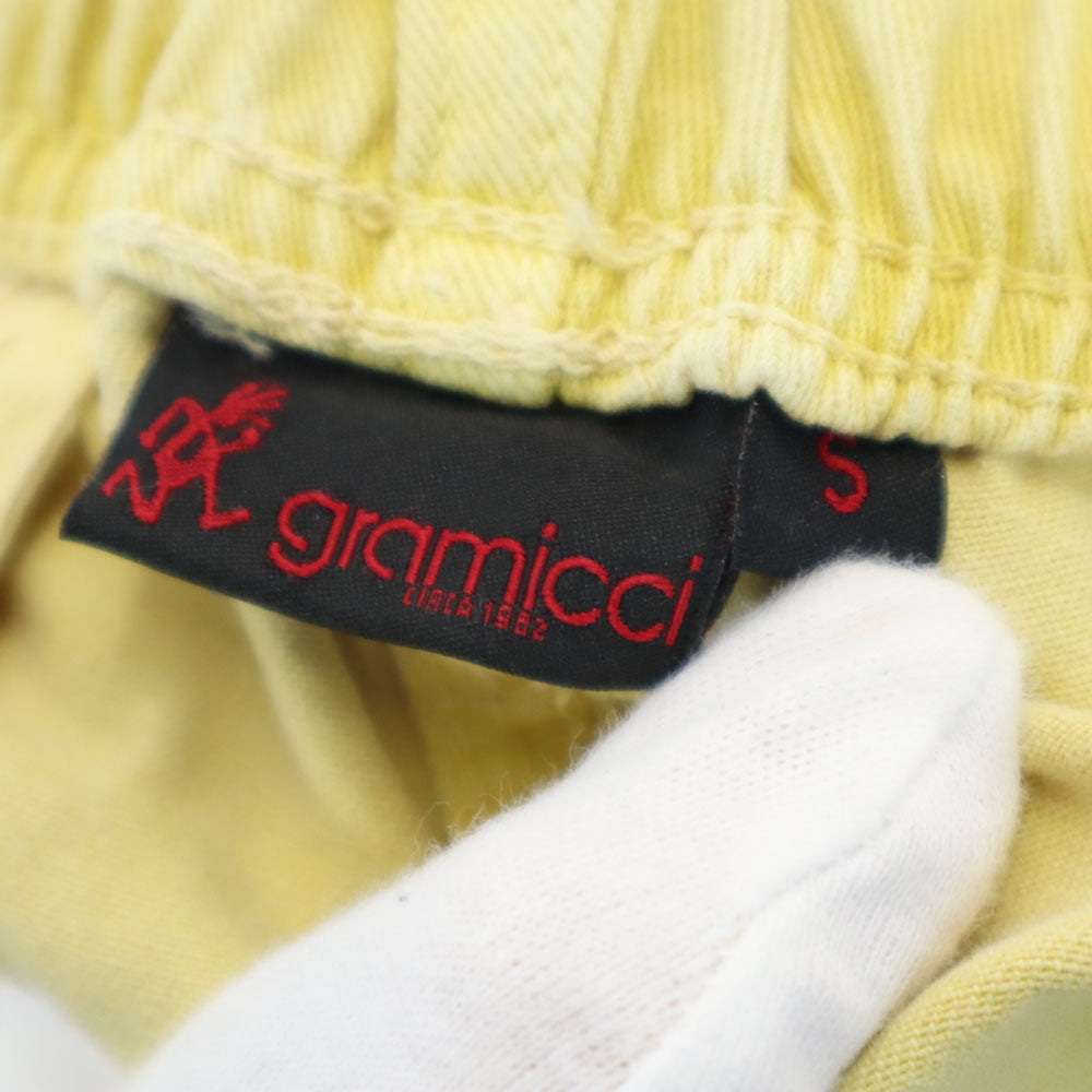 グラミチ クライミングショートパンツ S イエロー Gramicci メンズ