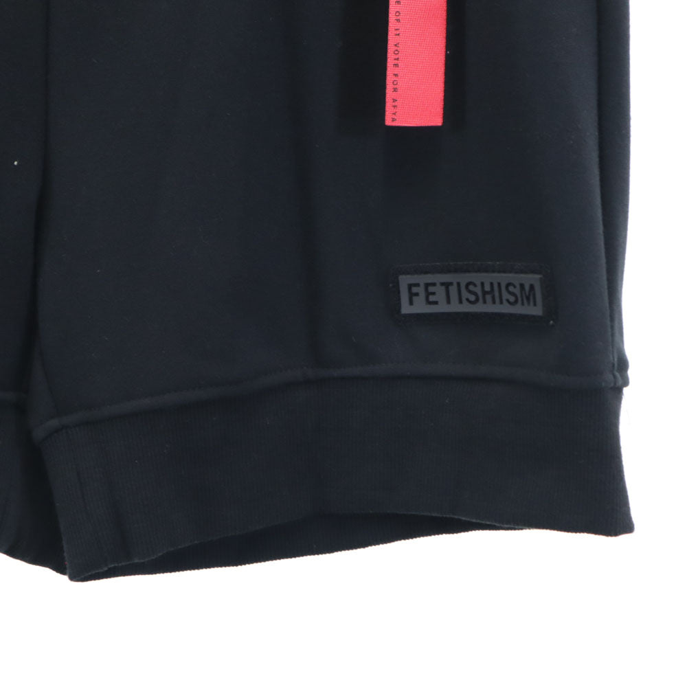 エーエフワイエフ スウェット サルエル ハーフパンツ ブラック AFYF メンズ